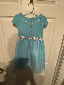 Disney Frozen Jumping Beans Elsa Costume Dress Child Size Small 6 - Picture 1 of 24