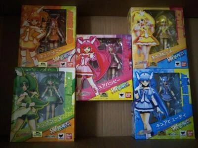 S.H.Figuarts Smile PreCure! Juego de 5 figuras Cure Happy Sunny Peace March Beauty Foto 1 de 4