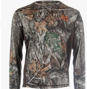 Realtree Shirt Mens Long Sleeve Hunting Camouflage Pullover. - Bild 1 von 1
