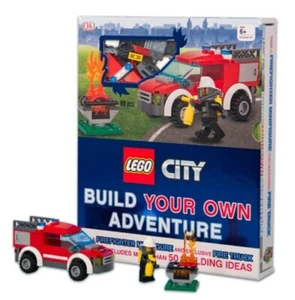 Lego City Build Your Own Adventure 99 Piece Fire Set & 50 Building Ideas Book - Picture 1 of 12