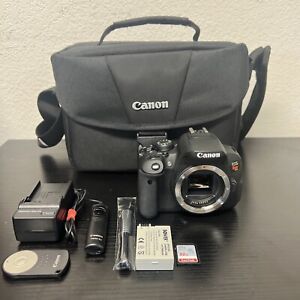 Canon EOS Rebel T5i 18.0MP Digital SLR Camera Body Bundle - Black