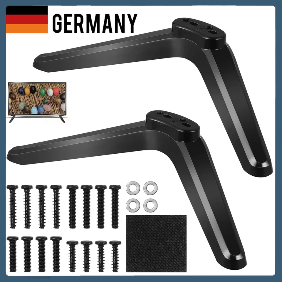 TV Ständer Fernseher Standfuß TV Bein Sockelfüße Halterung Samsung 32-65 Zoll DE - Bild 1 von 4