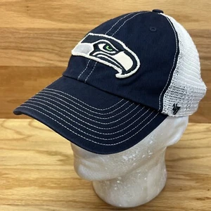Seattle Seahawks ’47 Brand OSFA Mesh Trucker Snapback NFL Team Cap - Picture 1 of 10