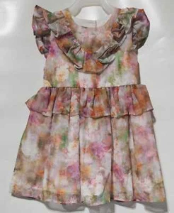 Wonder Nation Toddler Girl Floral Dress Multi Size 5T - Picture 1 of 4