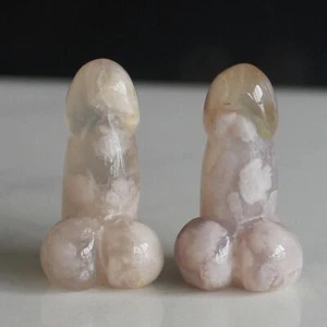 Figura de pene genital hombre testículo cristal piedras preciosas mixtas talladas mini - Imagen 1 de 168