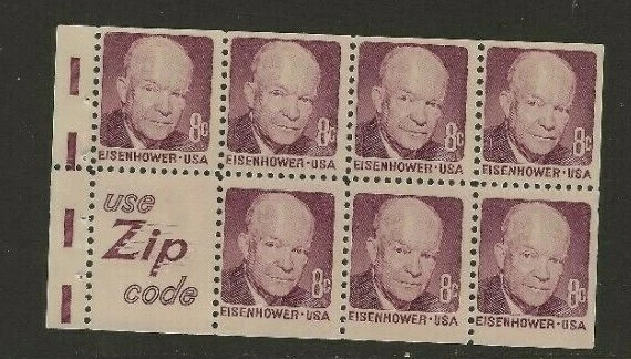 US Scott #1395d Booklet Pane Fine/Very Fine MNH Cat. Value $1.90           #716 - Image 1 of 1