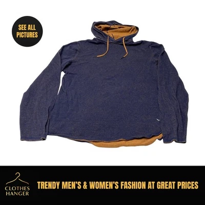 Толстовка с капюшоном женская 2XL Buffalo от David Bitton легкая сине-коричневая вересковый хлопок - Изображение 1 из 4