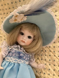 Full Body Porcelain Doll 7” By Clements - Picture 1 of 7