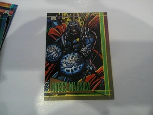 1993 SkyBox Marvel Universe #9 Moses Magnum - - Foto 1 di 2