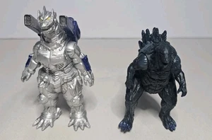 3 Inch Mecha Godzilla/ Godzilla 2002 Vinyl Action Figure Bandai Toho Silver - Picture 1 of 6