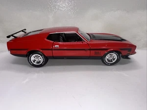 Testors 1971 Ford Mustang Mach I Model Kit 1:24 Red Prebuilt Rare “Read” Plz - Picture 1 of 7