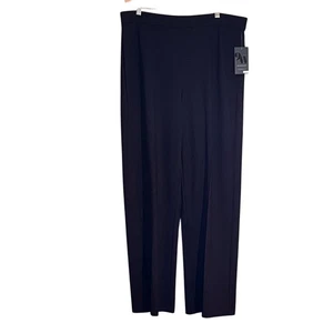 Nuovo con etichetta. Pantalone donna Nine West classico nero gamba larga. 16 - Foto 1 di 6