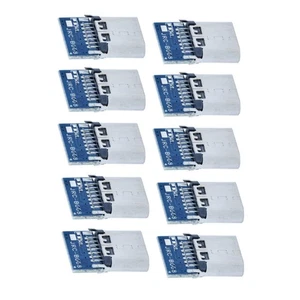 10Pcs USB Type-C 14 pin Connector Breakout P-CB Board Female Socket Type-C 2.0 b - Photo 1 sur 11