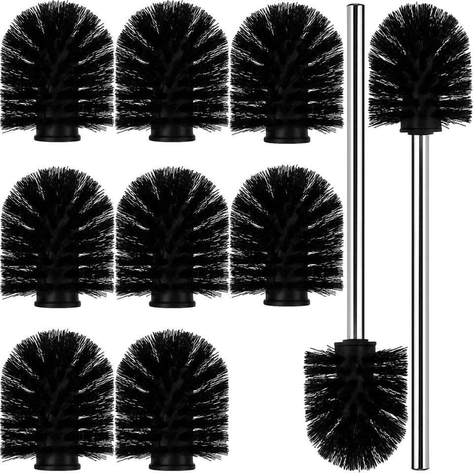 Ersatz WC Bürsten 10er Set + Ersatzbürstenköpfe Toilettenbürste Klobürste Bürste - Bild 1 von 4