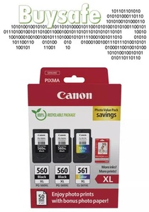 Canon PG-560XL x 2/CL-561XL ertragreiche Original-Tintenpatronen, 3er-Pack (2 x  - Bild 1 von 4