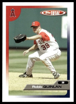 2005 Topps Total Robb Quinlan Los Angeles Angels #186 - Image 1 of 2