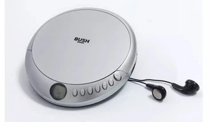 Bush Personal CD Player Jog Proof Portable Lightweight PCD220 Silver 5139141 - Picture 1 of 5