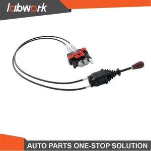 Labwork Hydraulic Remote Control Valve 2 Spool 21 GPM Easy Installation Kit - Picture 1 of 24