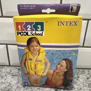 Intex Swim Vest Wet Set Ages 3-6 Inflatable Step 2 Pool School Kids Vintage 2000 - Picture 1 of 6