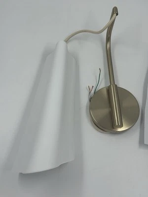 NUEVO-West Elm Sofia Aplique Champagne Bronce Dorado, Tono Blanco LEER Foto 1 de 4