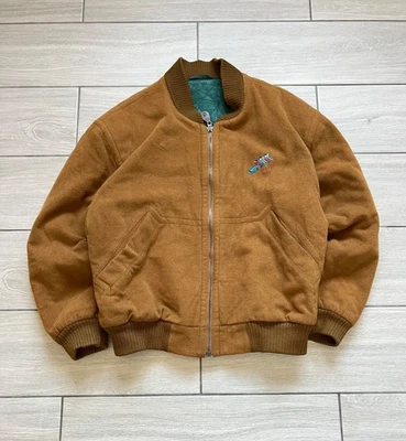 Hugo Boss Cashmere Wool Bomber Brown Jacket Crimson - Image 1 of 4