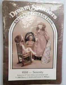 1989 Dream Spinners Doll Craft Pattern Snippets Collection Serenity 27" - Picture 1 of 3