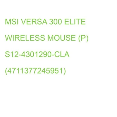 MSI VERSA 300 ELITE WIRELESS MOUSE (P) S12-4301290-CLA (4711377245951) - Bild 1 von 2