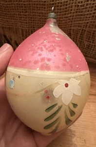 Adorno Navidad Alemania Vidrio Vintage - Imagen 1 de 6