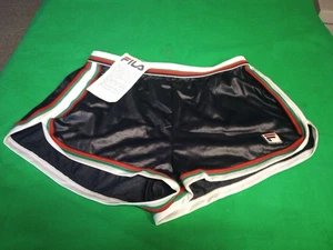 FILA Maglificio Biellese pantaloncino donna running taglia US 4 blu vintage - Foto 1 di 3