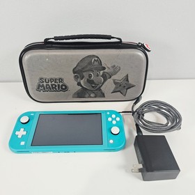 Nintendo Switch Lite HDH-001 32GB Handheld Console Turquoise +Case +Charger
