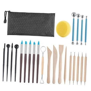 Clay Tools Kit, 25 PCS Ceramics Polymer Clay Sculpting Tools Kits, Air Dry - Picture 1 of 8
