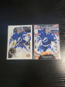 2022-23 Upper Deck MVP 20th Anniversary Andrei Vasilevskiy #25 + Ice Battles #27 - Bild 1 von 2