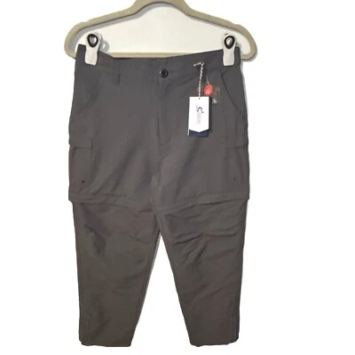 World Wide Sportsman Youth Xl Convertible Cargo Pants Gray New Fishing - Image 1 of 4