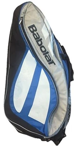 Babolat Tennis Bag Blue & Black w room for up to 3 rackets plus accessories 1999 - Picture 1 of 10