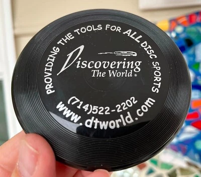 1980 Disc Covering World MINI Disc Golf Frisbee #554 (Free Innova Pin) Wham-O - Image 1 of 4