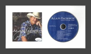 ALAN JACKSON SIGNED AUTOGRAPH THIRTY MILES WEST FRAMED CD DISPLAY - JSA COA - Picture 1 of 2