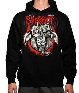 Slipknot GOAT Rock Band HOODIES BLACK MEN's SIZES - Picture 1 of 1