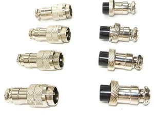 7/16 "GX12 Luftfahrt-rundsteckverbinder  4pin 5pin 6pin Stecker paar - Bild 1 von 3