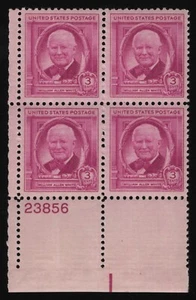 #960 3c William Allen White, Plate Block [23856 LL] Mint **ANY 5=FREE SHIPPING* - Picture 1 of 1