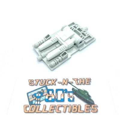 1986 G1 Transformers Metroplex White Twin Shoulder Cannon & Base Great Condition - Image 1 of 3