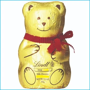 Lindt Milchschokolade Feiertagsbär, hohl, 3,5 Unze - Bild 1 von 12