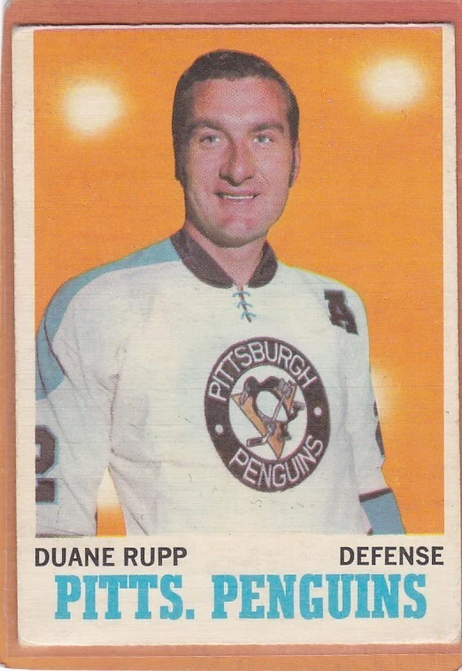 1970-71 O PEE CHEE HOCKEY DUANE RUPP #89 PENGUINS VG/VGEX *A6202 - Image 1 of 1