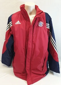 Adidas® FC. Bayern München Trainingsjacke Winter Vintage 90er Größe D7 L - Bild 1 von 15