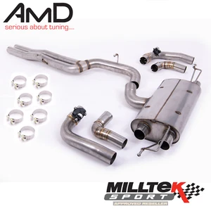 Milltek RS3 8Y Exhaust System 80mm OPF GPF Back Non Resonated SSXAU965 SportBack - Picture 1 of 2
