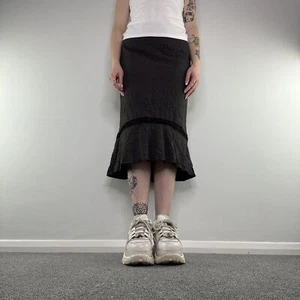 Y2K archive mesh trim midi skirt - Picture 1 of 6