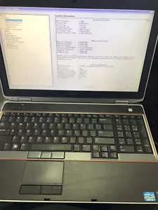 Dell Latitude E6520 I5-2540M\ 2.60GHz\ 4GB RAM/ NO HDD NO AC ADAPTER - Picture 1 of 6