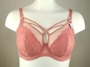 Elomi 8080# Brianna Cage Plunge Unlined Underwire Bra US Size 34 I - Picture 1 of 5