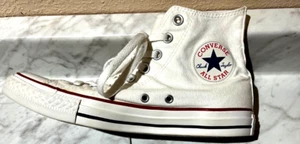 Scarpa Converse Chuck Taylor All Star High Classic bianca uomo 6,5 donna 8,5 M7650 - Foto 1 di 7