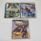 Uncharted 1 2 3 Trilogy Playstation 3 Ps3 Drakes Fortune Decption Among Thieves