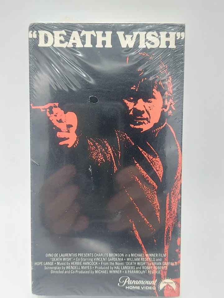 Death Wish (1974 Film)(1980 VHS), Charles Bronson, NEW & SEALED, FAST SHIPPING - Image 1 of 4
